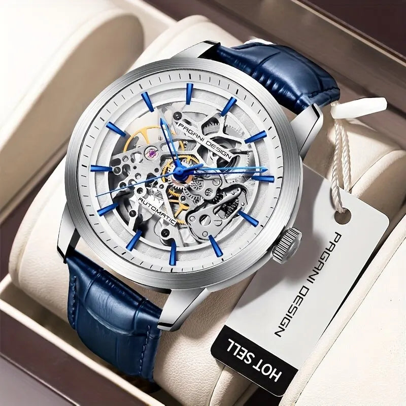 New Men Luxury Automatic Mechanical Watch Stainless Steel Waterproof