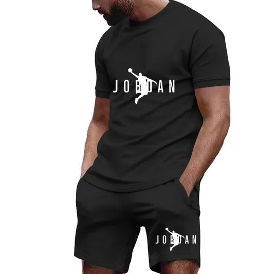 The Ultimate Summer Men's Fitness Set T-shirt+shorts 2-piece Set