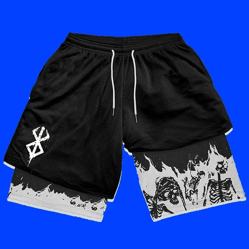 Oversize Breathable Gym Short Pants Training Fitness